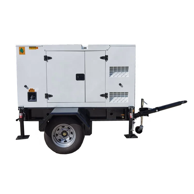 Customizable 10kva 20kva 30kva 50Kva 100Kva 125Kva Mobile  Silent Diesel Generator Set