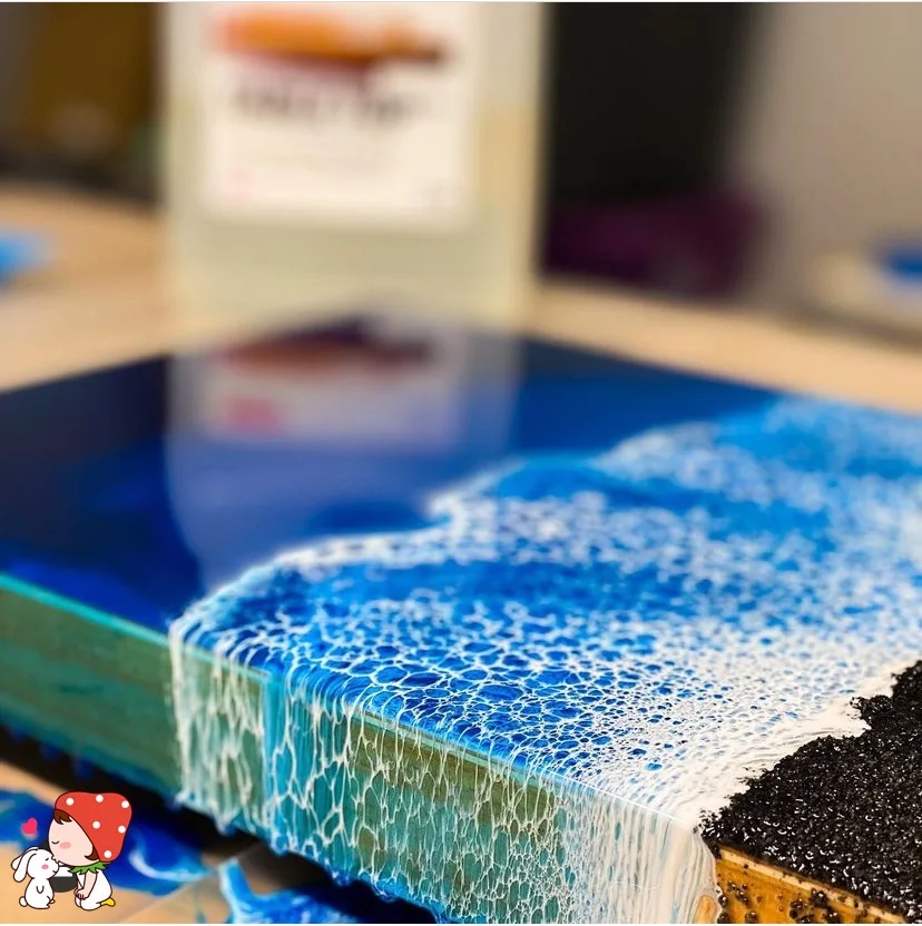 Wholesale Good Transparency Epoxy Resin Adhesive AB Glue epoxy resin table For Making River Table