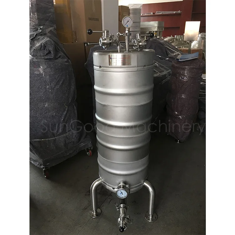 A type 100L Beer Keg For Dry Hop And Add fruit/Keg Yeast Brink/Yeast Propagation Keg