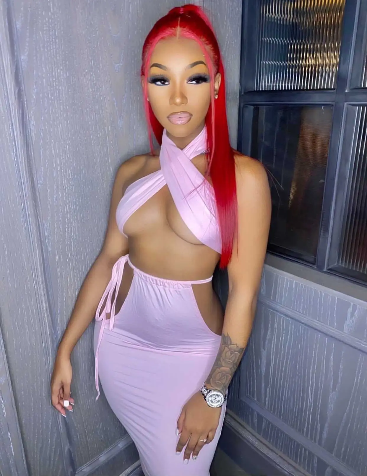 Новинка 2021, соблазнительное платье для ночного клуба с вырезами и завязкой на спине, комплекты из 2 предметов с юбкой, соблазнительные женские комплекты