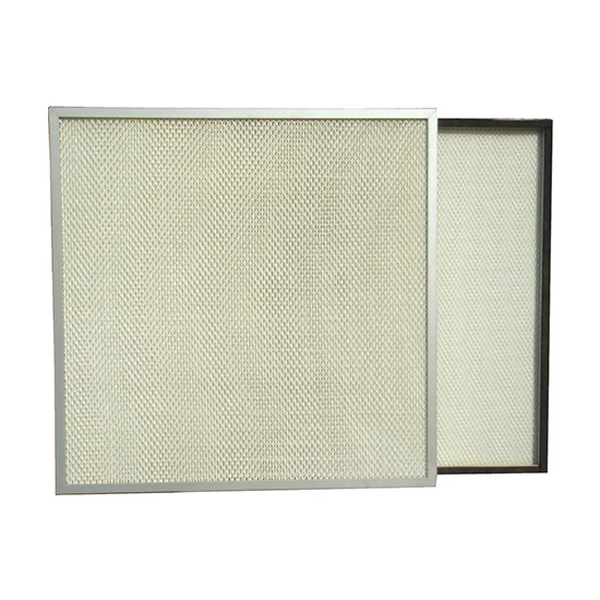 HEPA Very high quality  factory Mini pleat hepa filter for laminar air flow hood manufacturer in Guangzhou China
