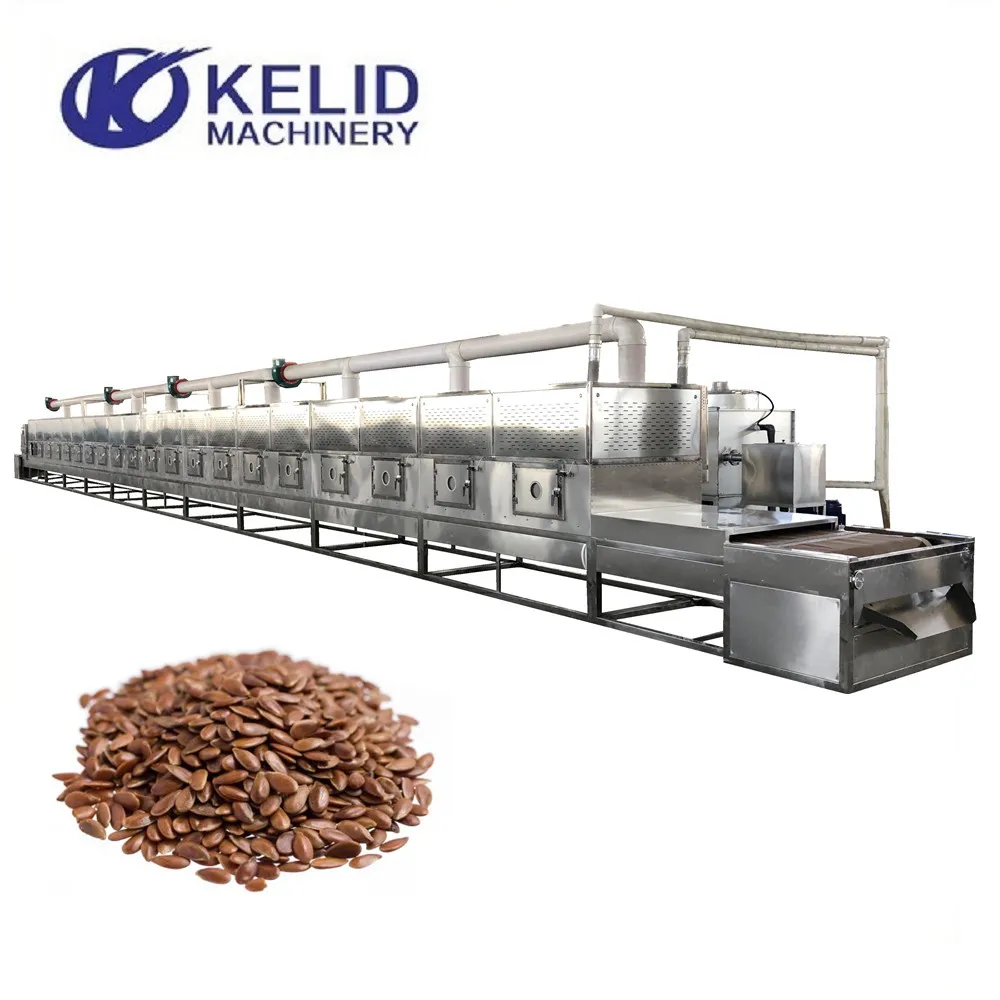 Microwave Sesame Quinoa Chia Seeds Drying Sterilization Machine Equipment
