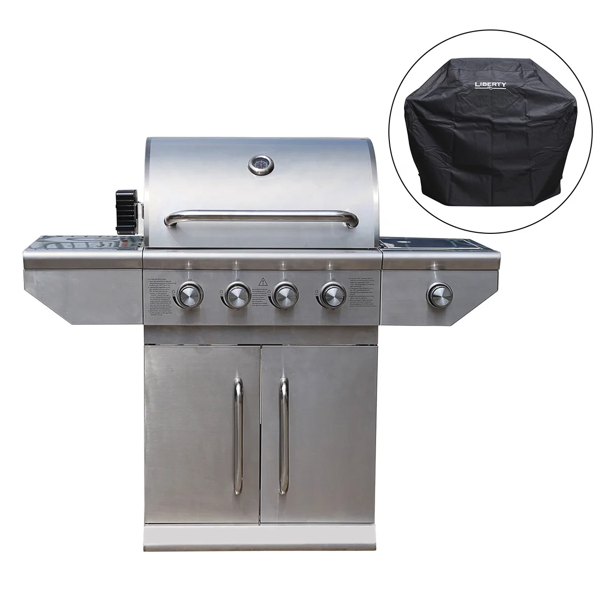 JH-410 Modern  design waterproof custom 304 stainless steel Outdoor bbq Kitchen  cabinet modular outdoor kitchen