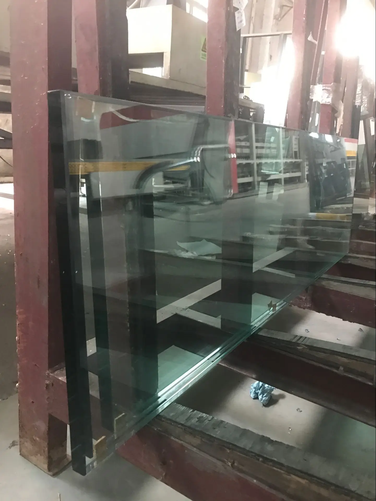 Factory Price Supplier Building  Balustrade Drill Holes Safety Flat Toughened Tempered Glass