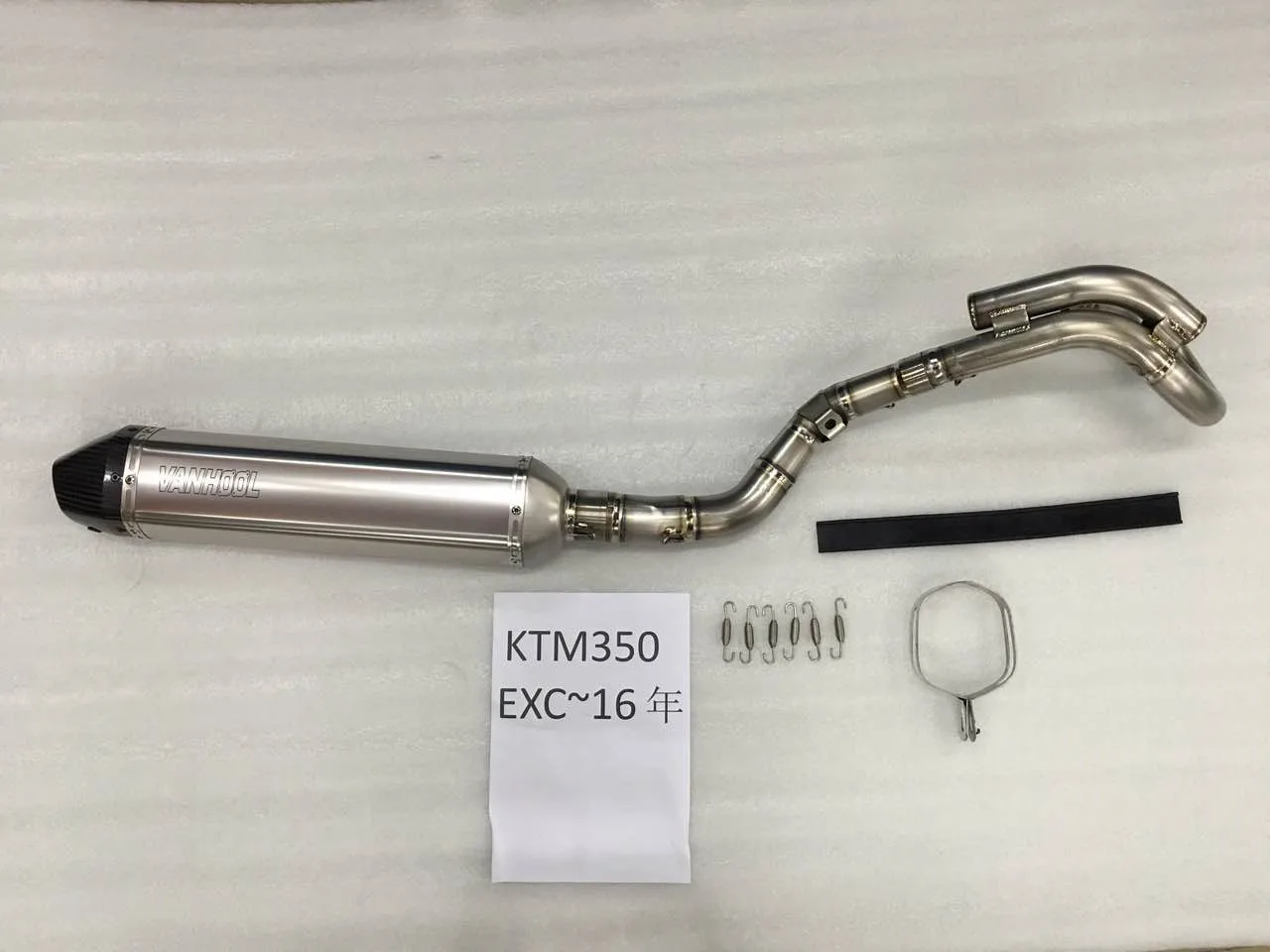 Титановый разъем выхлопной трубы для мотоцикла KTM 250/350 2016 ~ 2017