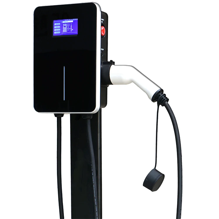 7KW EVSE Charger AC Wall-mounted EV Charging Station with 5M Gun for Home Using charging pile