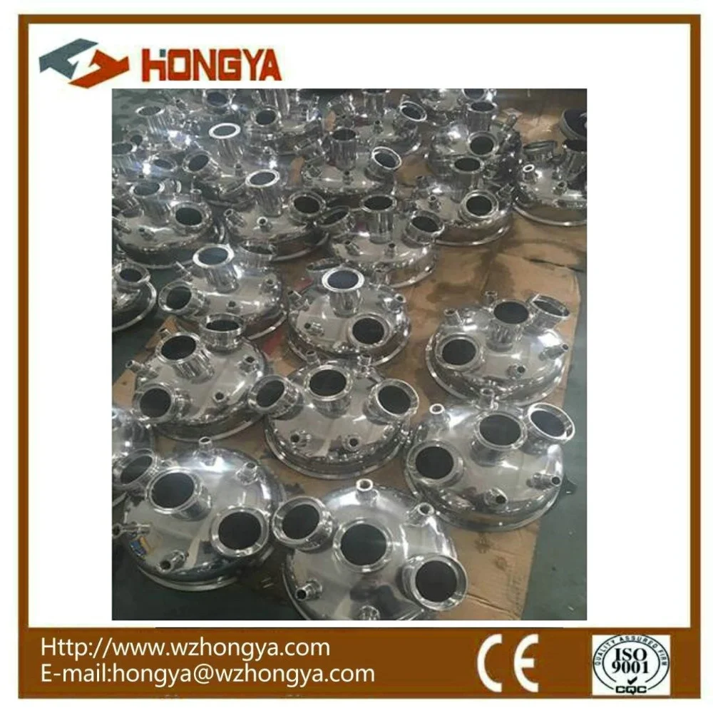 Stainless Steel Collection Tank Hemispherical Lid for  Closed Loop Extractions