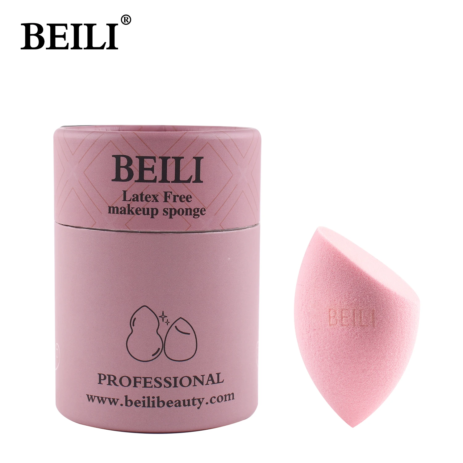 BEILI Customization Blender Makeup Sponge Manufacturer Egg Latex Free Various Colors sponge Egg Case Applicator