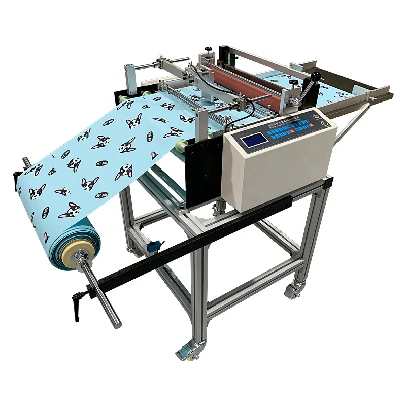 Full automatic electric eye color positioning non woven fabric paper label roll to sheet cutting machine