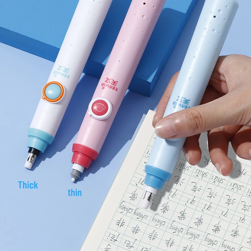 Tenwin 9101 High Quality Rocket Shape Electric Rubber School Eraser For Children Student Kids