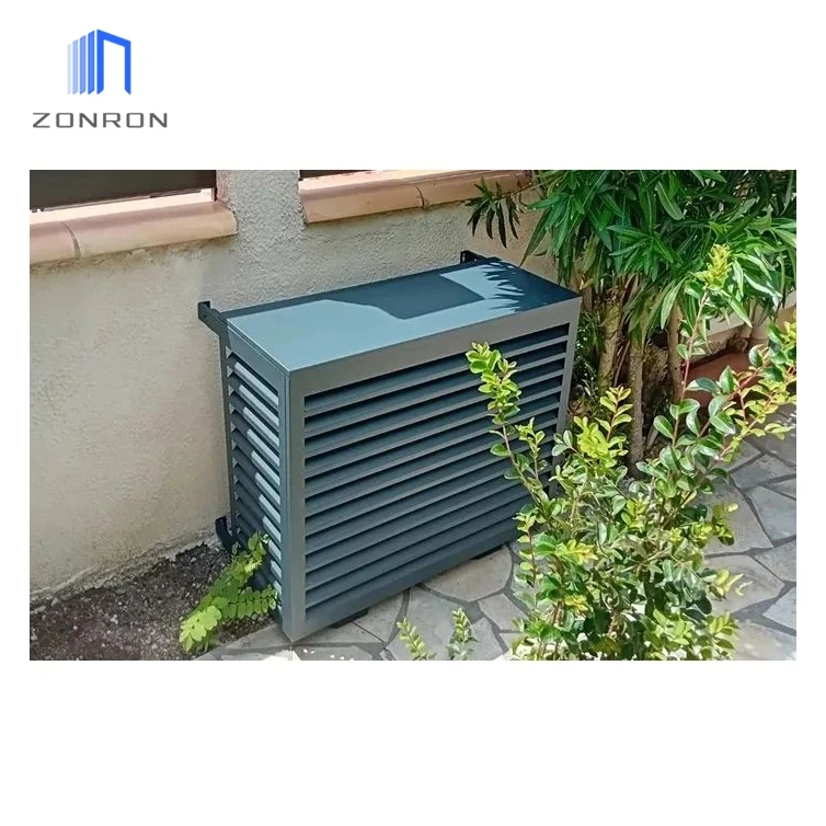 Zonron Customized Air Conditioner Cover Foshan Louver Louvre Window Prices Custom Color Vent Shutter