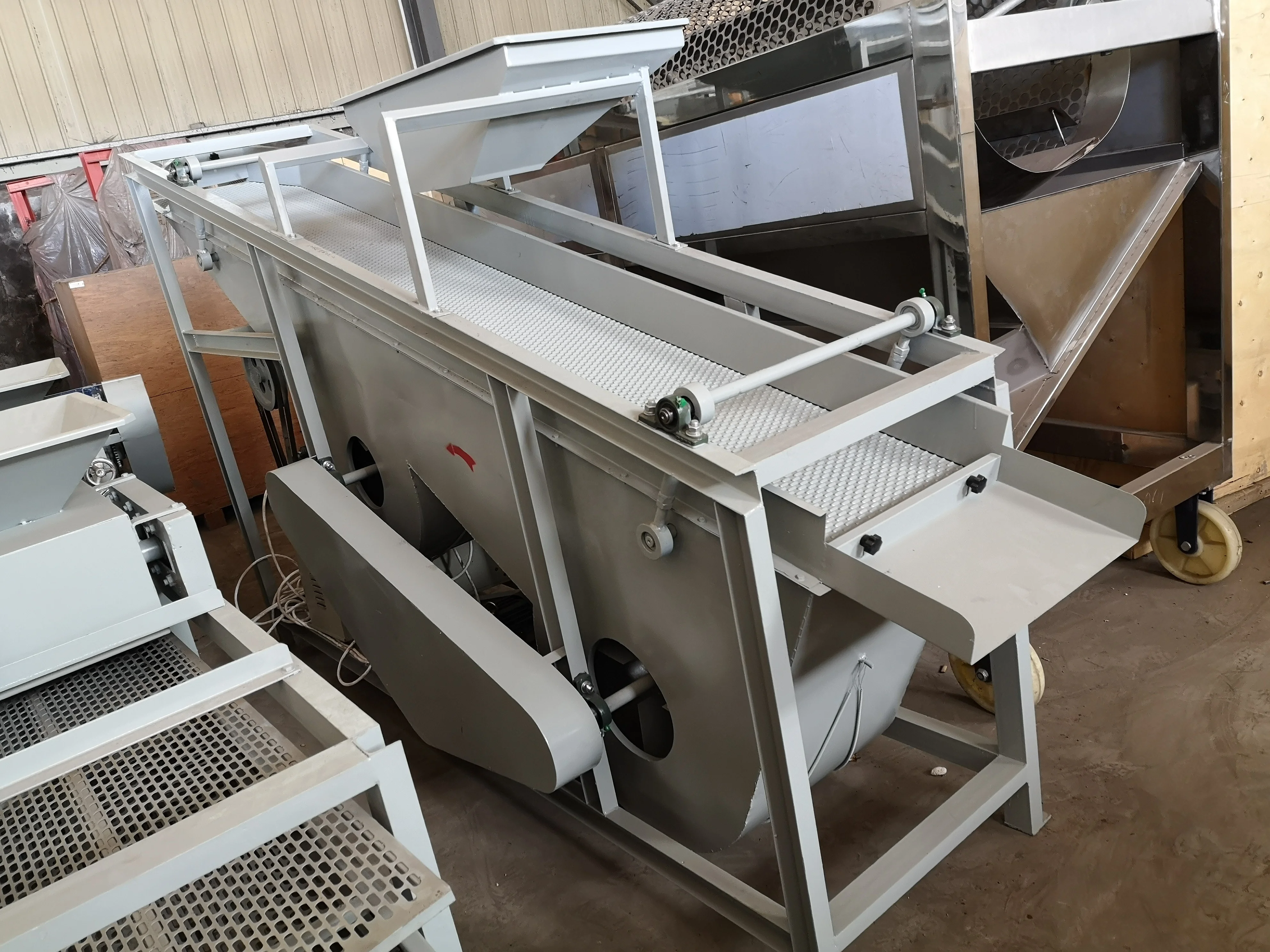 Double Fan Palm Kernel And Shell Separating Machine Almond Kernel And Shell Separator Machine Kernel Shell Separator