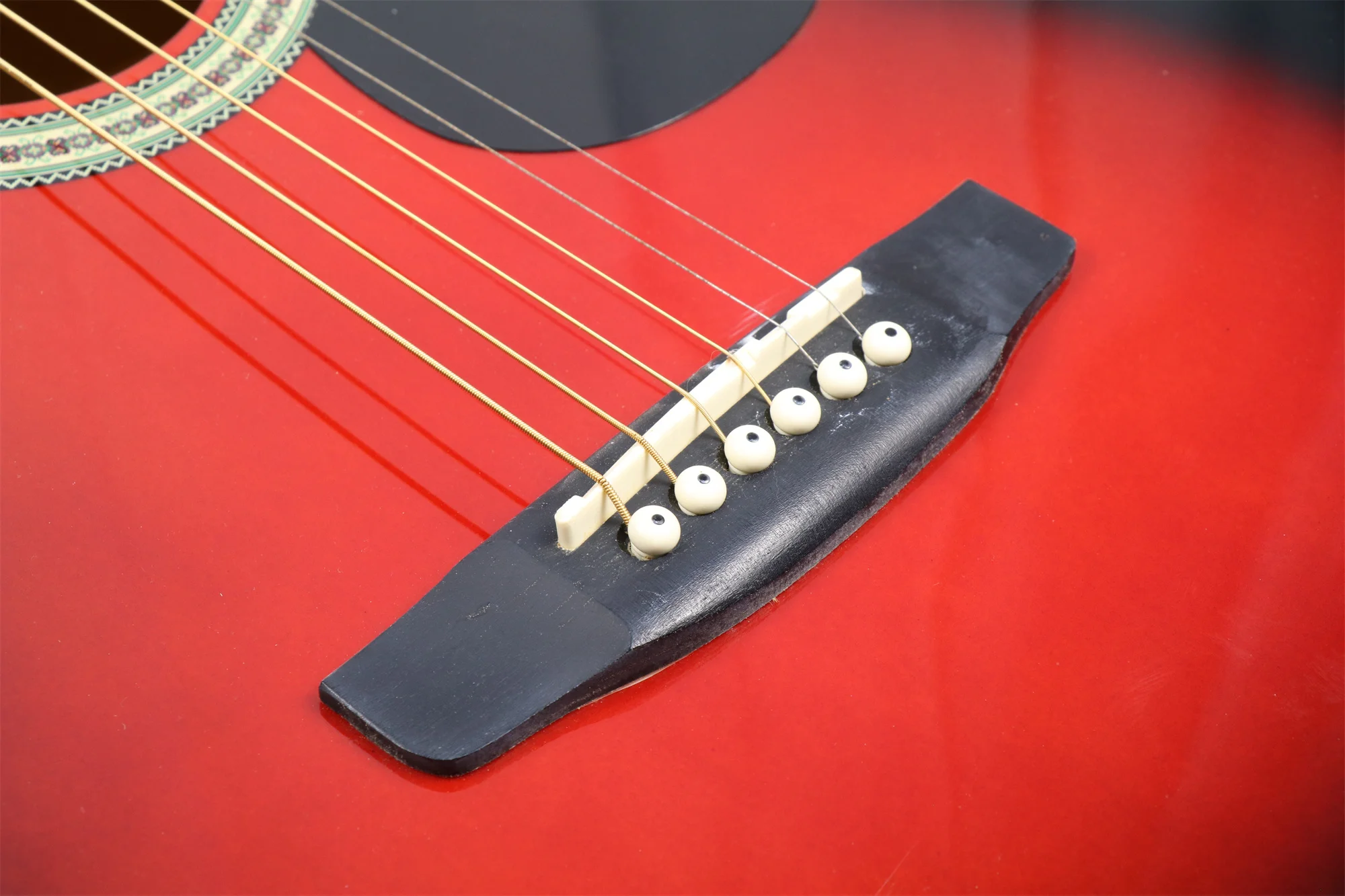 New Design Affordable Price 6 Strings Music Instrument 39 Inch Acoustic Guitar For Learning and Playing Music