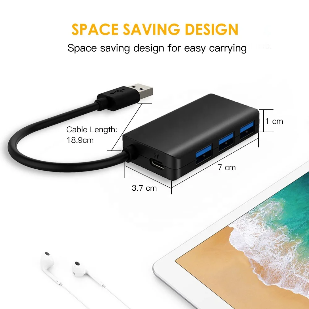 Лидер продаж 4 в 13 0 Usb-концентратор для быстрой зарядки Usb 3 порт передачи данных работы и