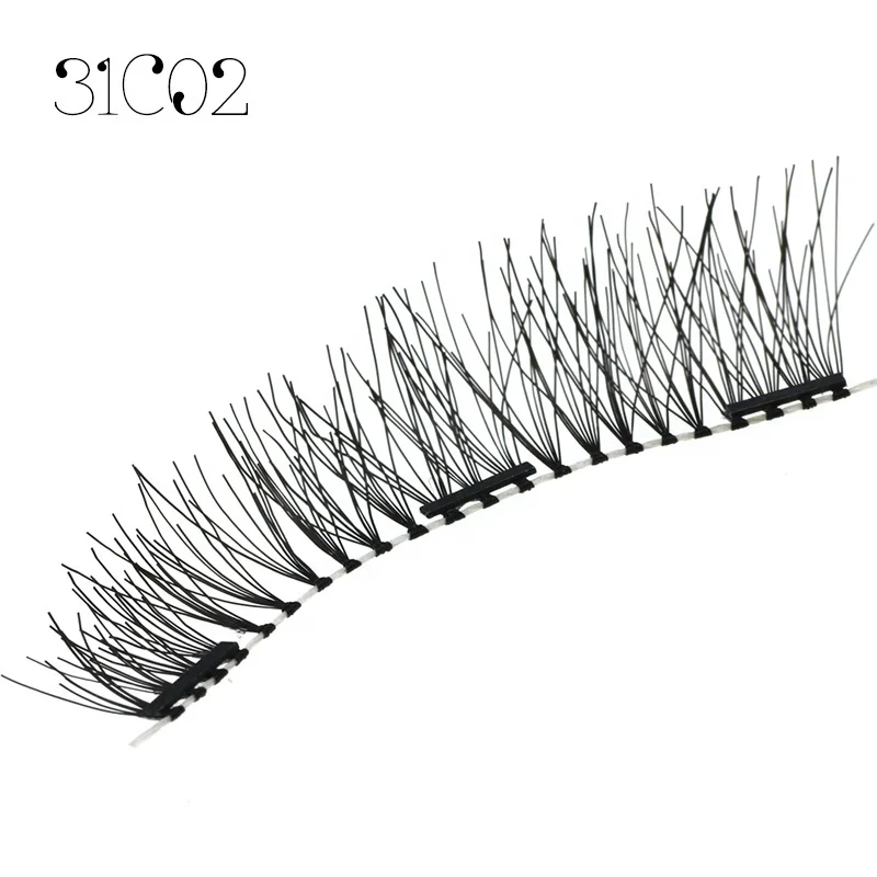
Hot Sale Factory Wholesale Reusable Triple Magnetic Eye lashes 