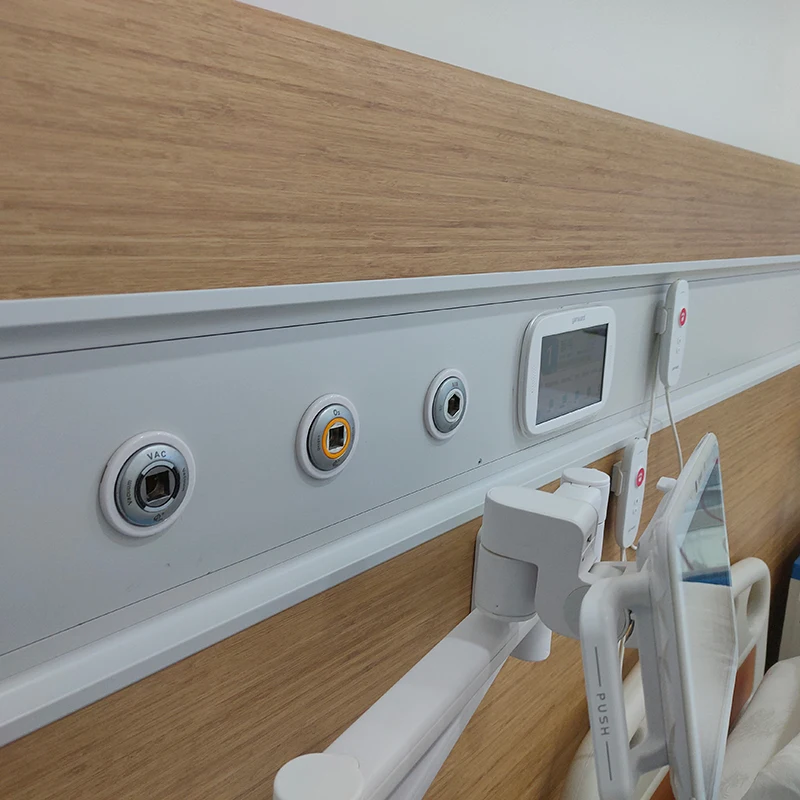 Индивидуальная система вызова медсестры, газовое устройство для больницы, медицинская кровать, головное устройство, металлическая светодиодная индивидуальная (1-6 м) система подачи кислорода