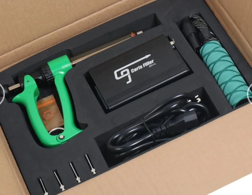 
CBD Oil Cartridge Filling machine Filling Gun Semi Automatic Liquid Filling Machine for 0.5ml 1.0ml Cartridges 