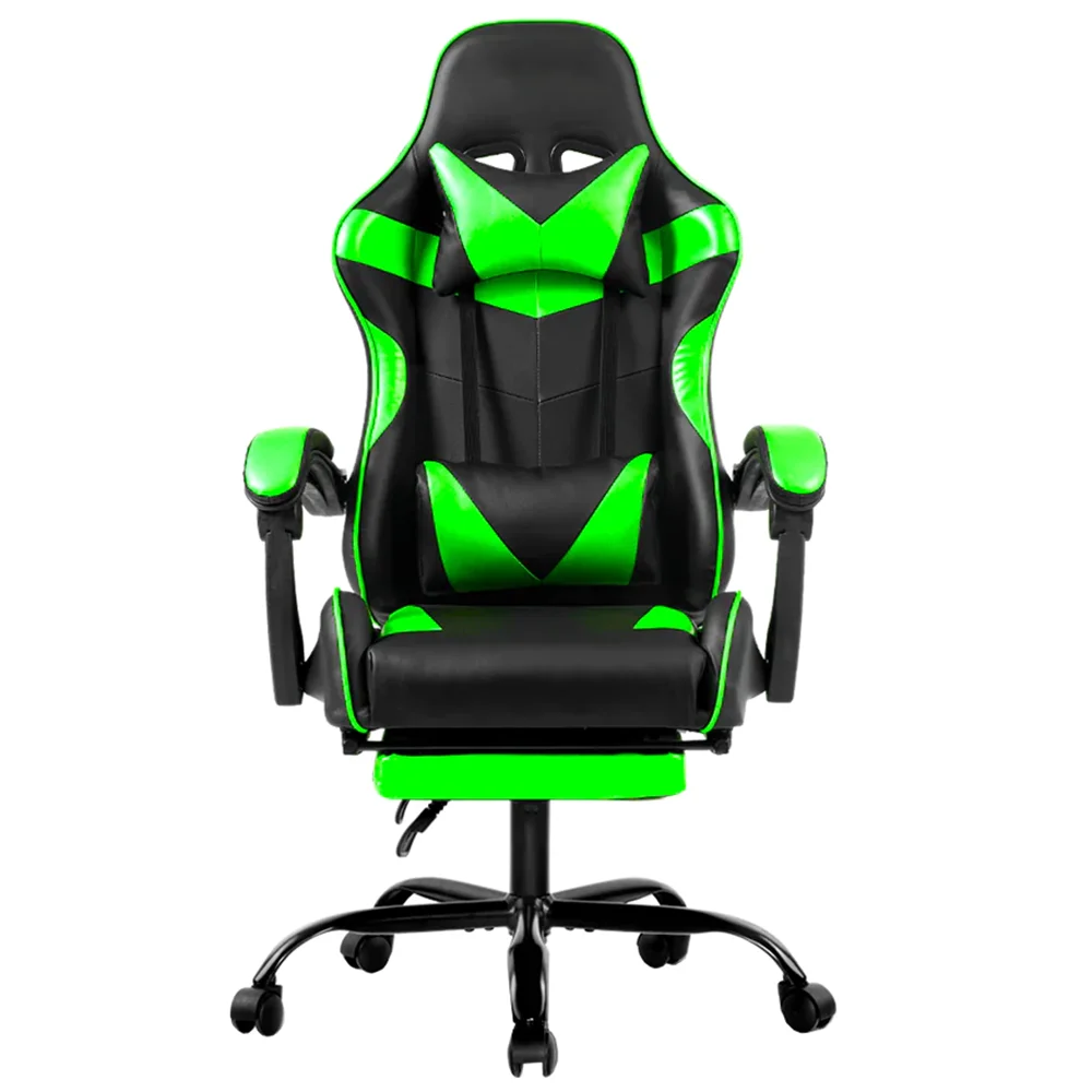JL Korean custom massage logo white pu cheapest silla gamer pro pvc high quality leather gaming chair with leg rest