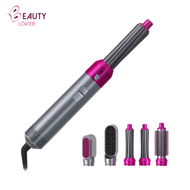 Silk Professional Straightening Brush Automatic Hair Curler Hot Air Comb