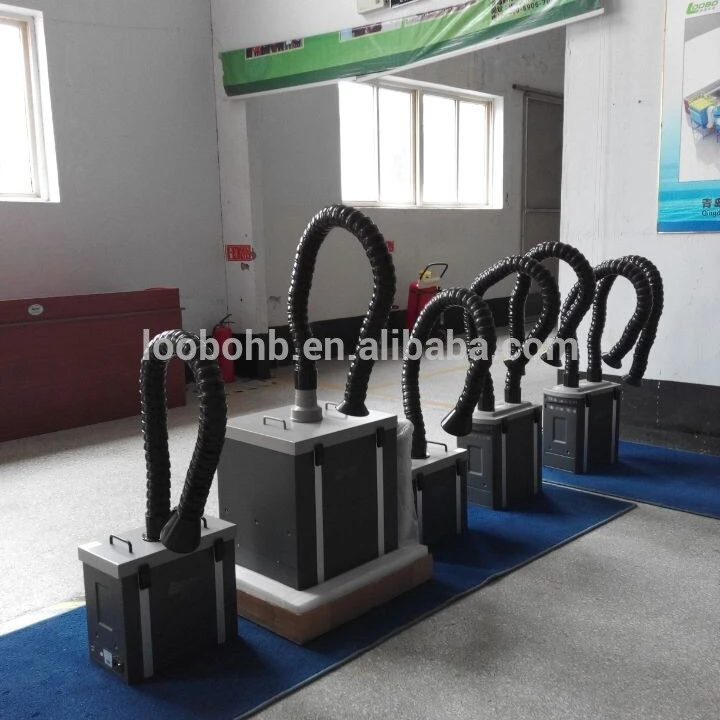 
 Высокоэффективный паяльный экстрактор дыма и дыма для использования в верстаках или на полу  