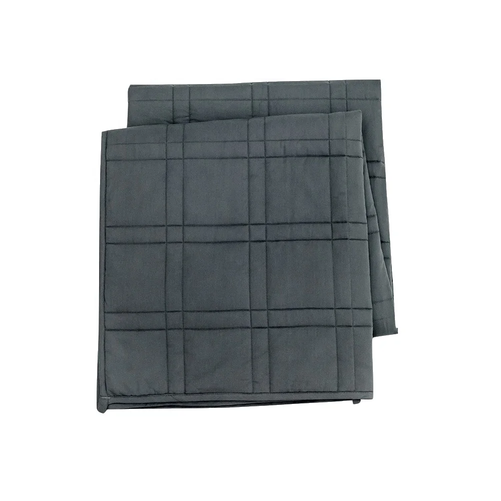 Double quilting 10lbs/15lbs/20lbs/25lbs weighted blanket custom sensory heavy blanket