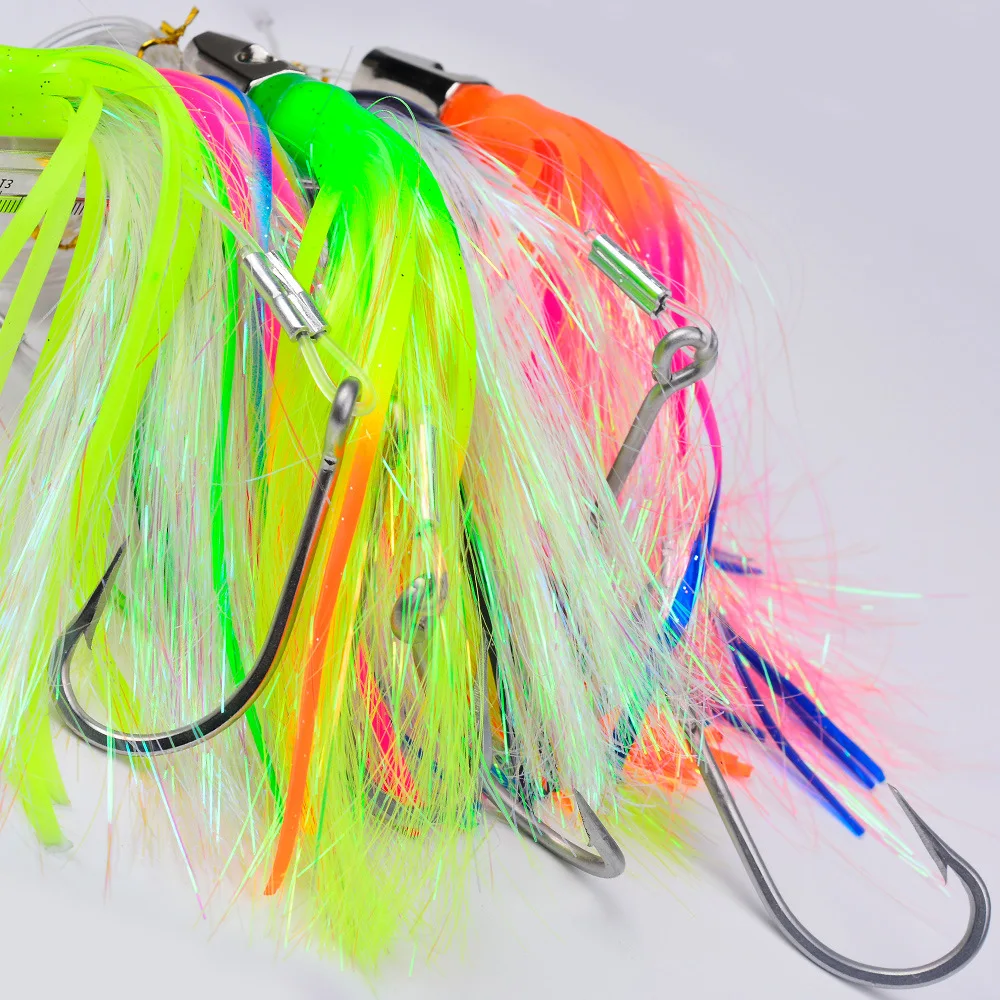 JETSHARK 22CM/85G Squid bait metal head octopus hook floating Popper fishing lure luminous