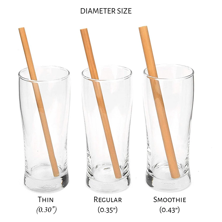 Free samples eco friendly natural bamboo straw reusable bamboo straw organic wholesale straws reusable set for drinking