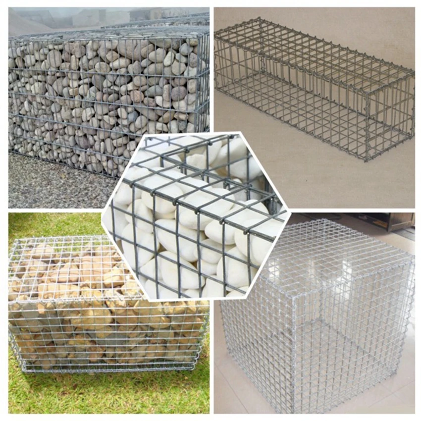 Galfan сварные габионные подпорные стены блоки 200x100x50 коробки габионная корзина каменная клетка садовый