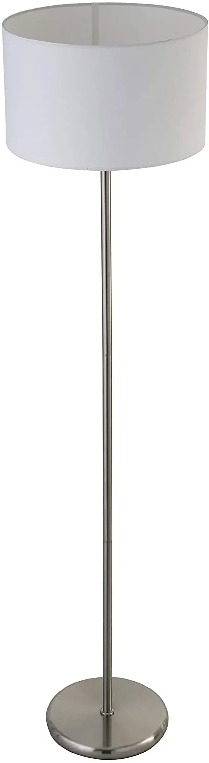 Напольная Лампа для гостиной Современная стоячая лампа с барабаном абажуром утолщенный высокий полюсный светильник офиса Натяжной цепью