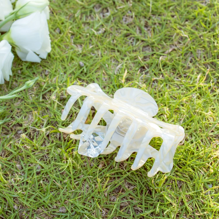 Taimeng Large Claw Clips Cellulose Acetate for Thick Hair Non-slip Cellulose Acetate Hair Claw Clips Hair Accessories