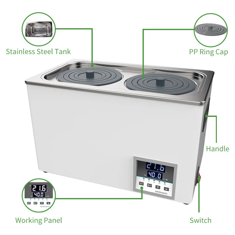 Laboratory Machine For Anti Dry Burning Heating Thermostatic Digital Water Bath