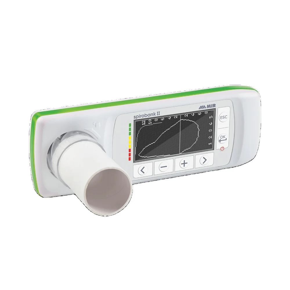Spirobank II Basic - Essential and Easy-to-Use Spirometer Ideal for Family Doctors Occupational Medicine Screening