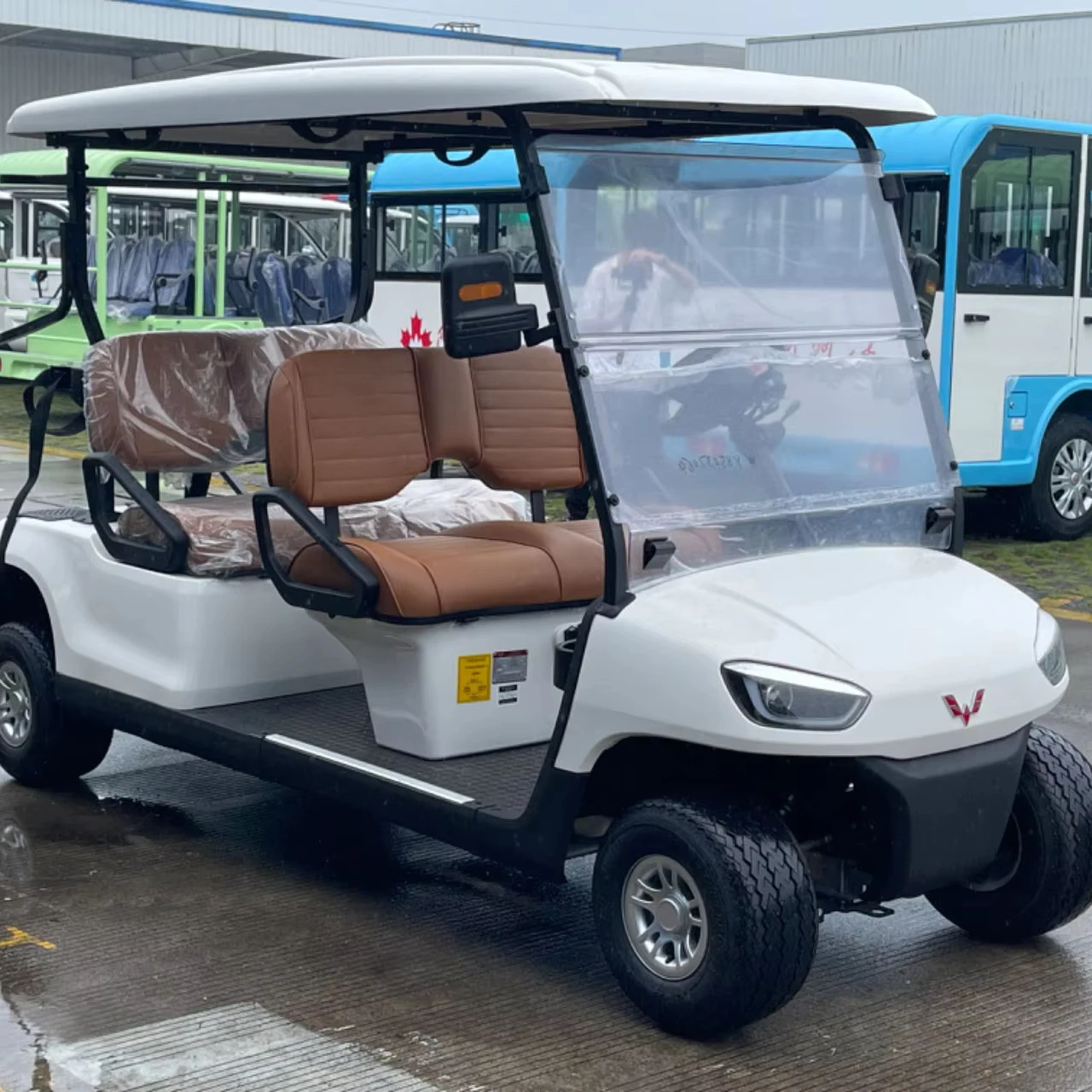 4-Seater Electric Golf Cart with Aluminum Frames 5KW Motor CE certified