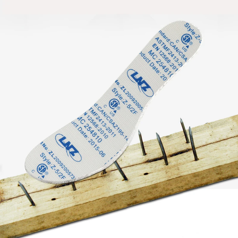 Puncture proof insole for light and soft work shoes