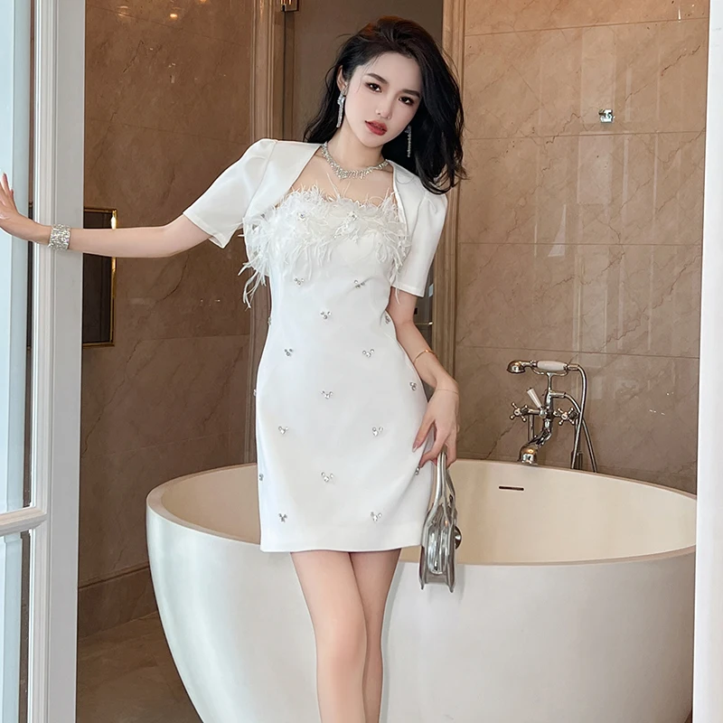 ZYHT 20647 Simple Design Ladies Collarless Short Sleeve Casual Woven Short Cardigan Open Front Women Crop Tops And Blouse