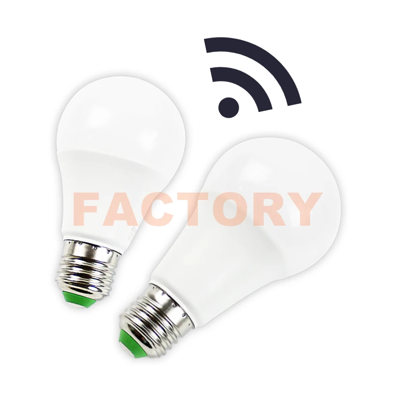 1200LM AC110v 220V E27 Radar Motion Sensor Bulb LED Security Microwave Motion Sensor 5W 7W 9W 12W Smart Auto On/Off Bulb Light