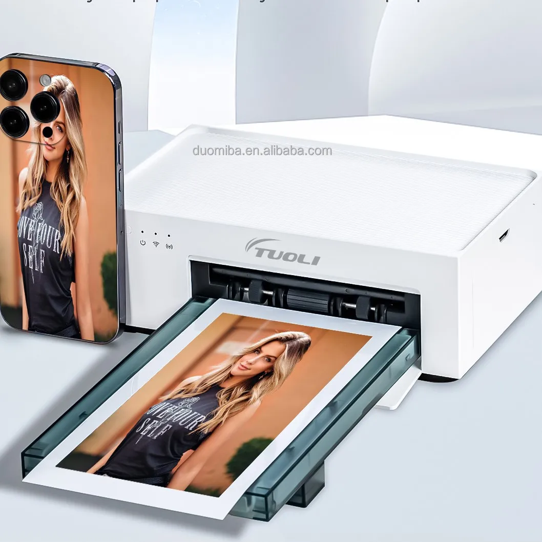 TuoLi Manufacturer 3D UV Mini Printing Machine Back Film Mobile Cell Phone Cover Skin Sticker Printer for Small Business