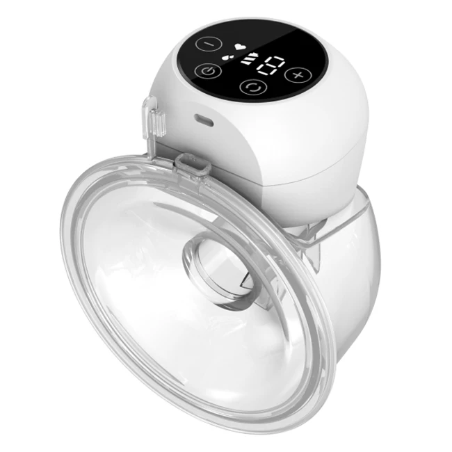 Latest Designed Portable LED Display Wearable Breast Pump for Mother