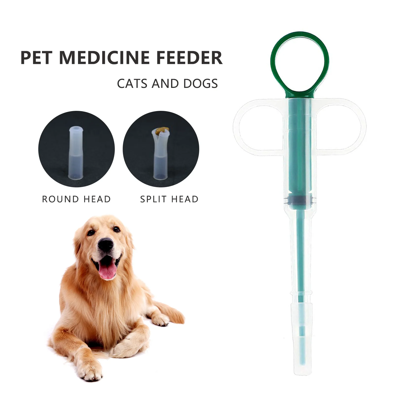 Pet Dog Cat Medicine Feeding Syringe Tablet Pillet Water Feeding Giving Aid Pump Pet Water Feeding Device
