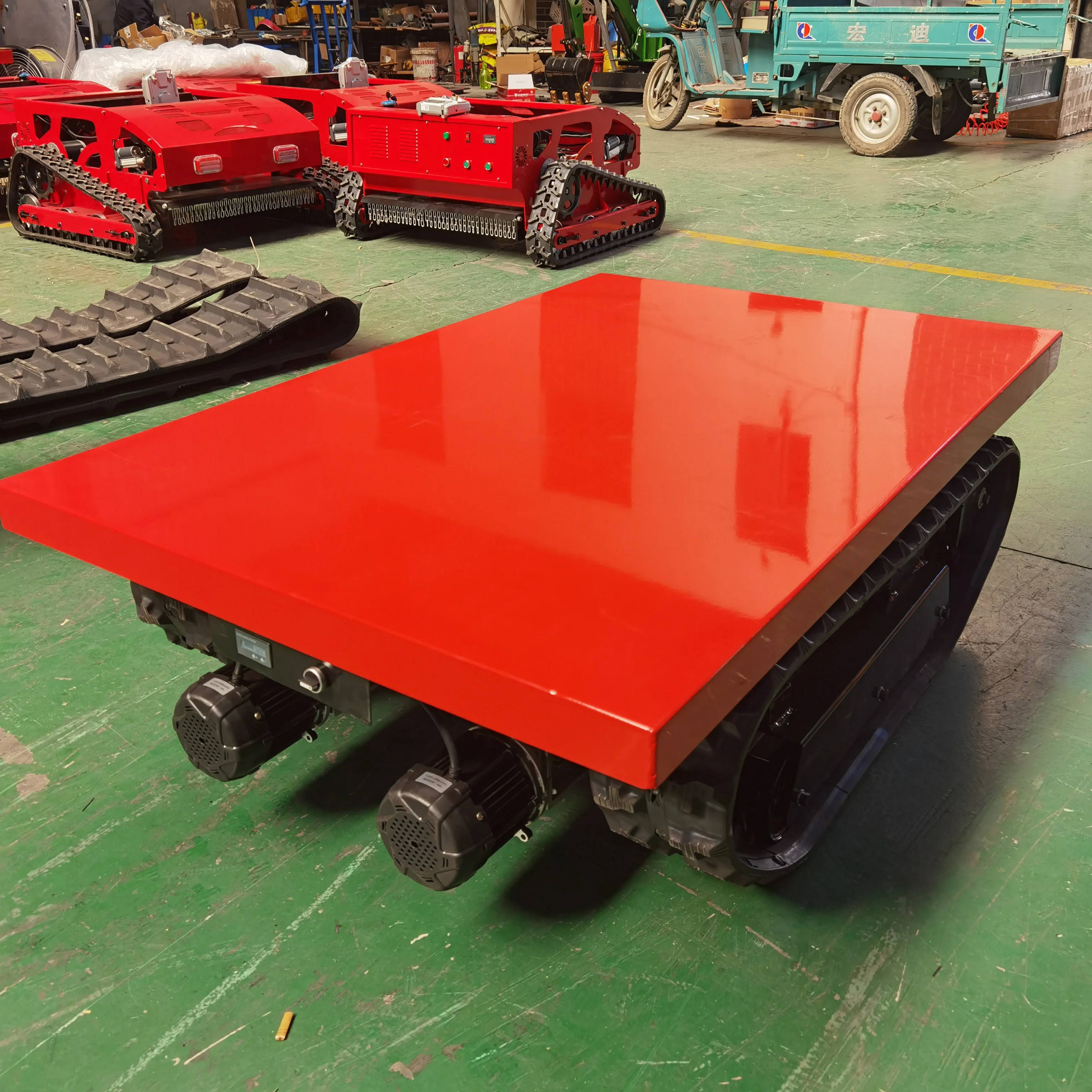 Customized professional crawler chassis tracked carrier remote control  tracked chassis  with CE certification