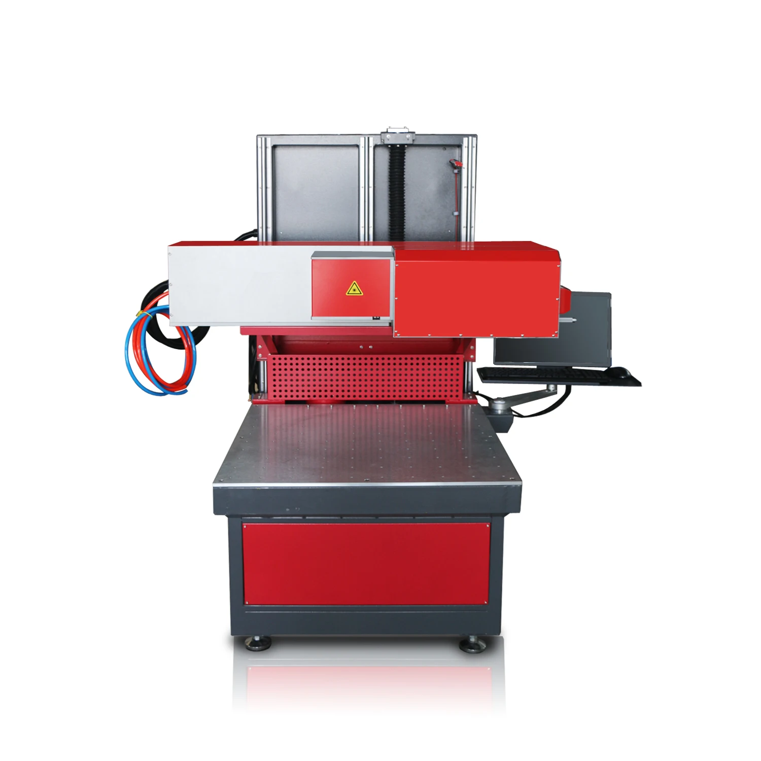 Large Format Co2 Dynamic Focus 100W Laser Marking Machine RF Tube RECI Co2 3D Dynamic Laser Marking Machine 800x800mm