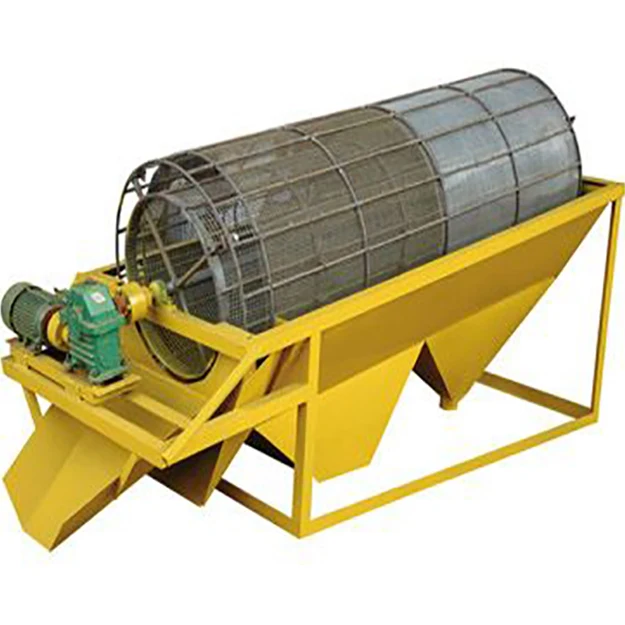 industrial rotary type sieving vibrating sieve machine for gypsum charcoal sand sawdust sifting