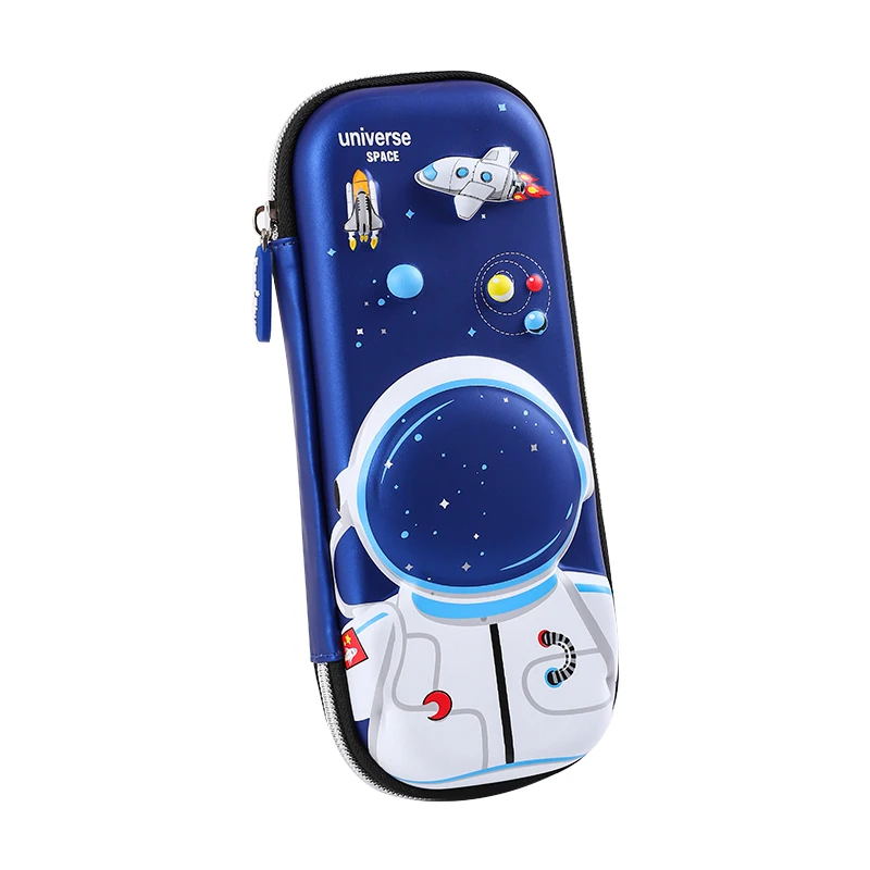 JIHORSE China Factory Cool Multiple Zip Large Capacity Cartoon Eva Pencil Case For Girl Boys And Students