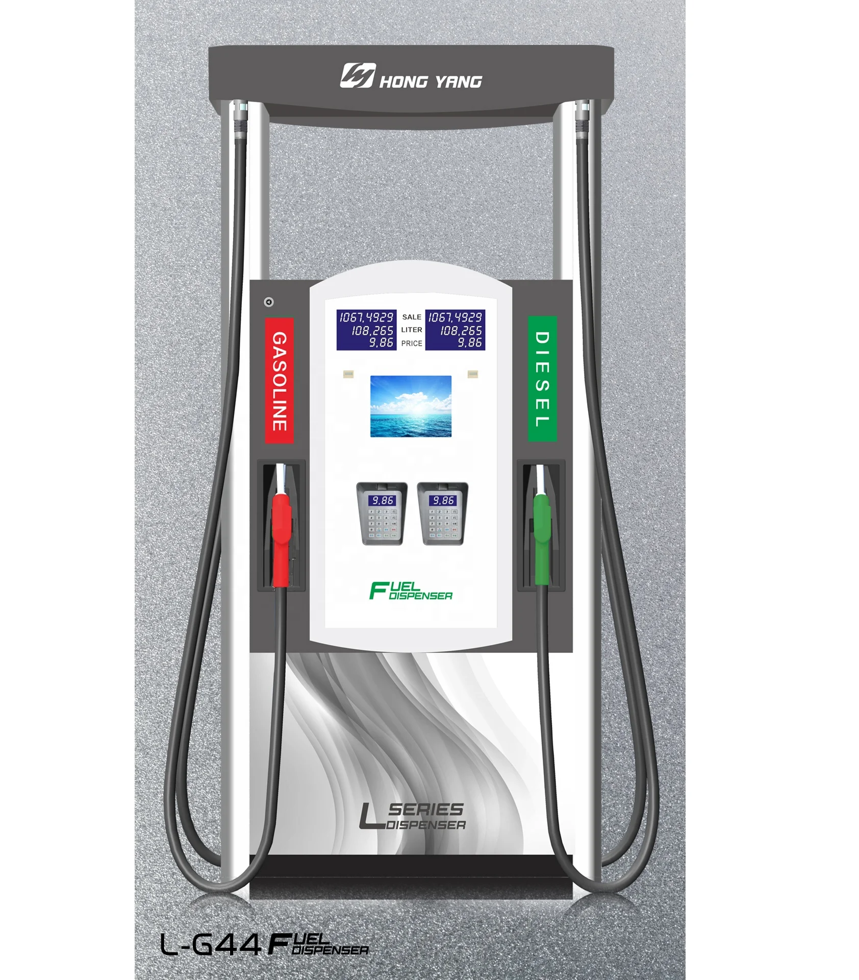 4 nozzles suction pump  fuel pumps dispensers of L series