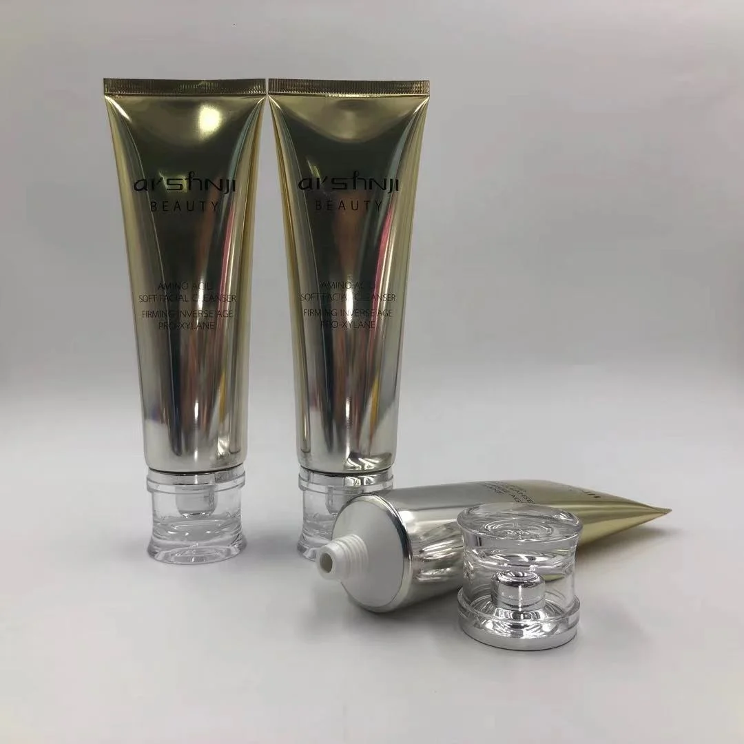 Customization Eco Friendly Cosmetic Tube 100Ml Facial Cleanser Squeeze Tube Packaging