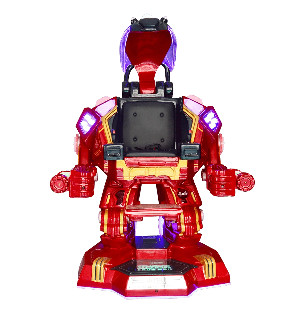 360 degree rotating riding robot entertainment machine for commercial plaza