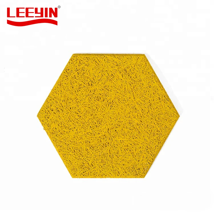 Noise Absorbing Fireproof Sound Absorption Wood Wool Acoustic Panel for Interior Decoration Wall Wood Paneling