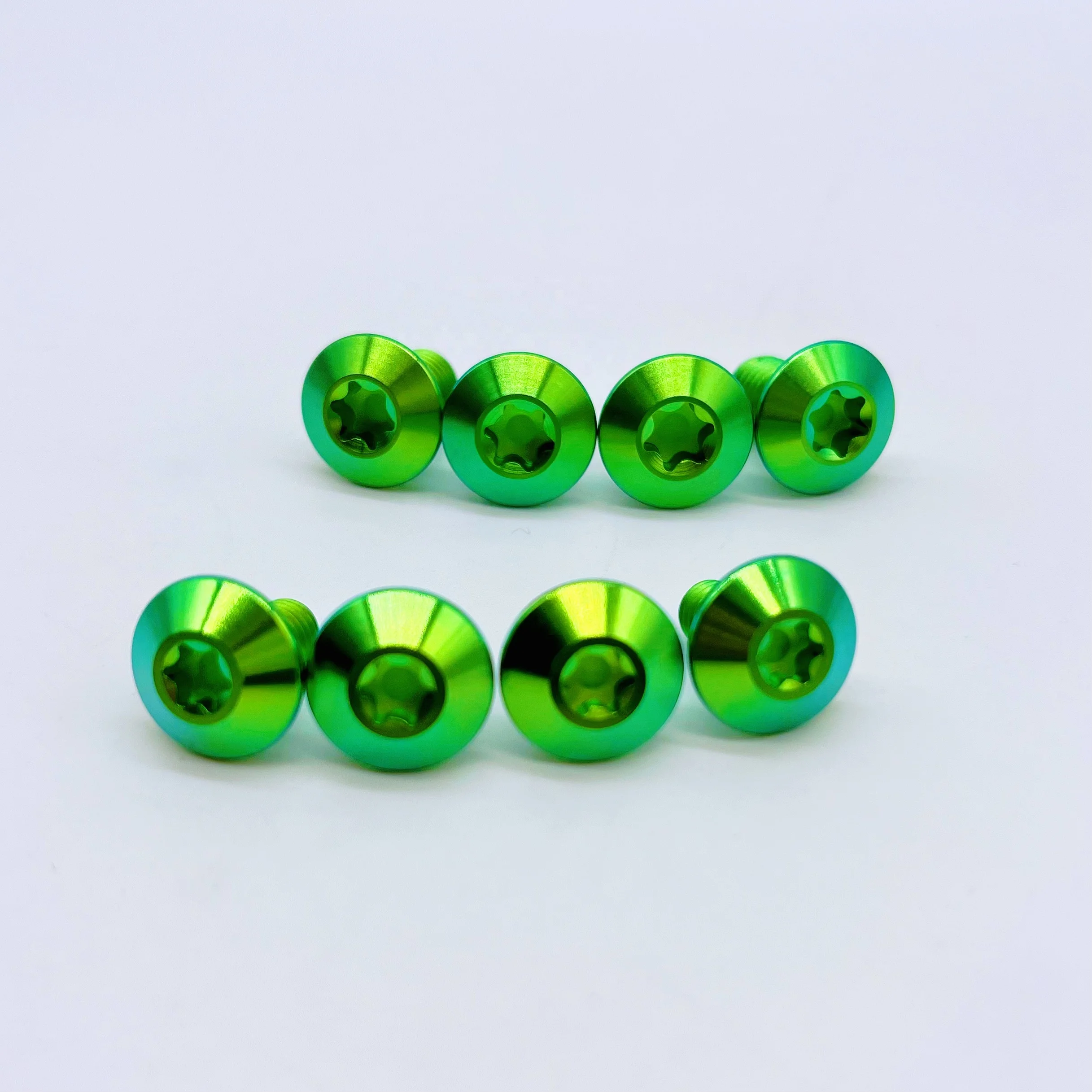 GR5 titanium Front and rear brake disc bolts for KAWASAKI