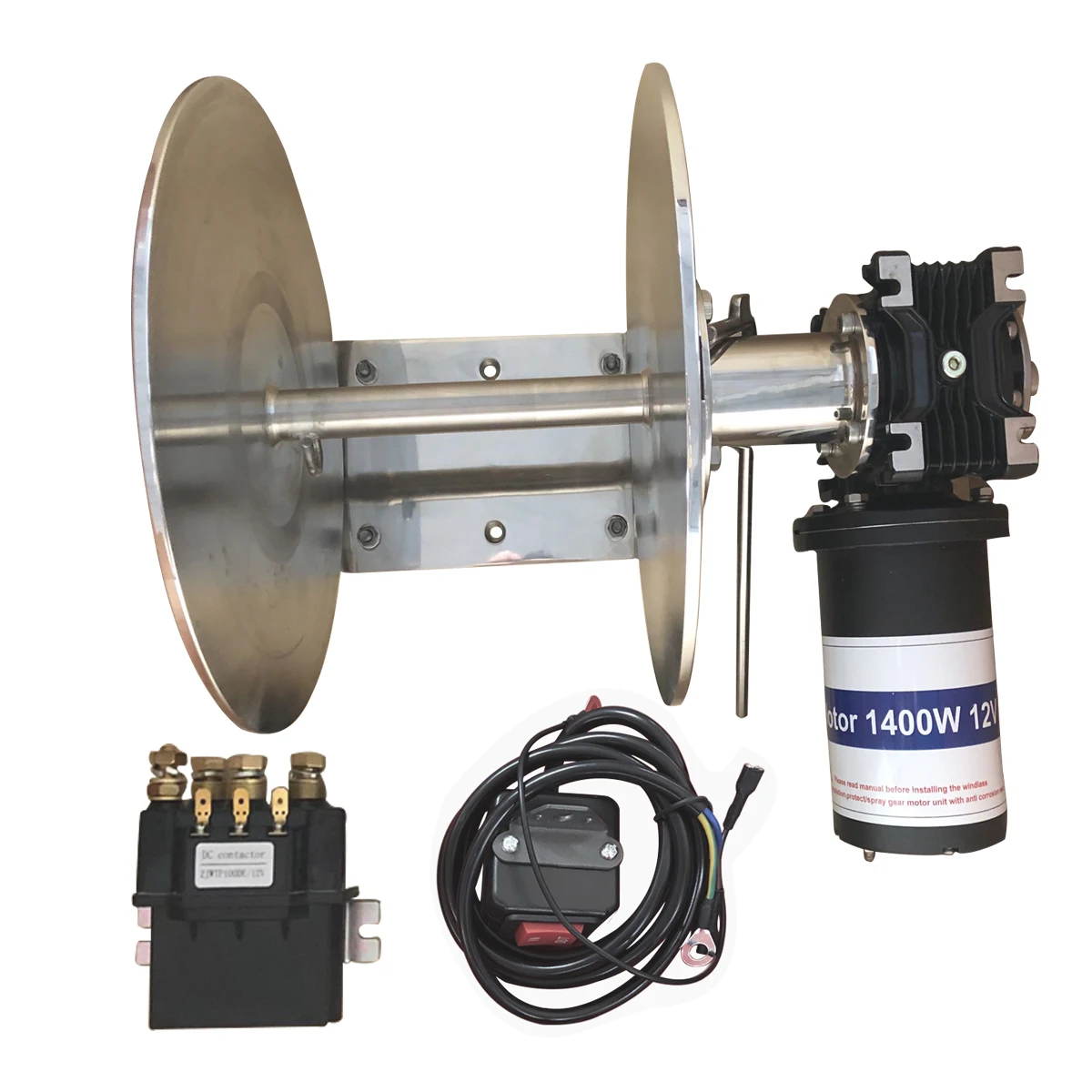 Sea 12V Electric Double Drum Anchor Winch 400W Drum Winch