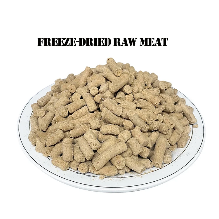 Freeze Dried Food Natural Cat Food Freeze Dried Chicken/ Beef/Duck Meat Pet Food